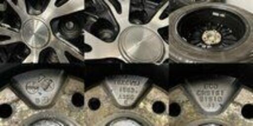 【DUNLOP WM01 205/60R16】スタッドレス【ECO FORME CRS161 16インチ 6.5J5HPCD114.3+53】バリ溝 ブラポリ ステップワゴン等　(VTN622)クレジットカード QRコード決済可能