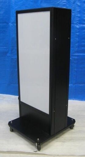 電飾スタンド看板 タテヤマアドバンス ブラック 電源100V（家庭用コンセント使用可能）サイズ(約) Ｗ400+50×D480×H1000　定価￥115,500