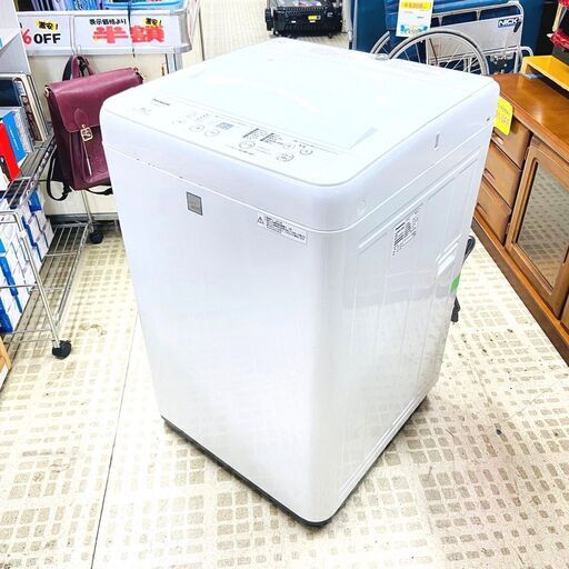 こだわりGARAGE送料込 Panasonic 2021年最新現行モデル 洗濯機5kg  風乾燥搭載