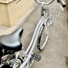 自転車　子ども乗せ　24インチ6段ギア　