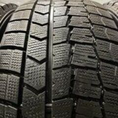 DUNLOP WINTER MAXX WM02 225/50R17 17インチ スタッドレス 4本 2017年製 バリ溝 クラウンマジェスタ レクサスGS等　(VTF583)クレジットカード QRコード決済可能