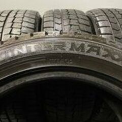 DUNLOP WINTER MAXX WM02 225/50R17 17インチ スタッドレス 4本 2017年製 バリ溝 クラウンマジェスタ レクサスGS等　(VTF583)クレジットカード QRコード決済可能