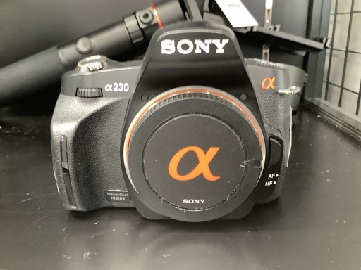 SONY デジタル一眼レフカメラ α230 充電器付 専用電池 SDHD カード対応