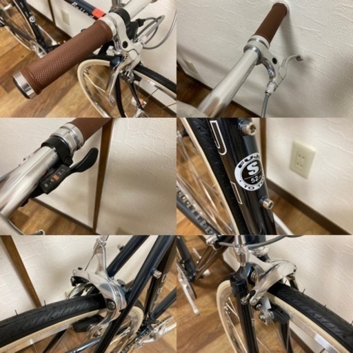 新車】FUJI フジ BALLAD バラッド アーバンクロモリバイク 52サイズ