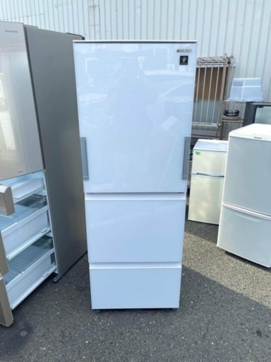 ✨冷蔵庫 356L 2018年製 3ドア シャープ SJ-GW36D-W 幅60cm ホワイト