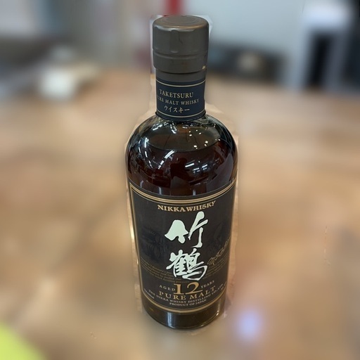 J1361 未開栓 ウィスキー ニッカ 竹鶴 TAKETURU 12年 ピュアモルト  660ml 40度  ジャパニーズウィスキー