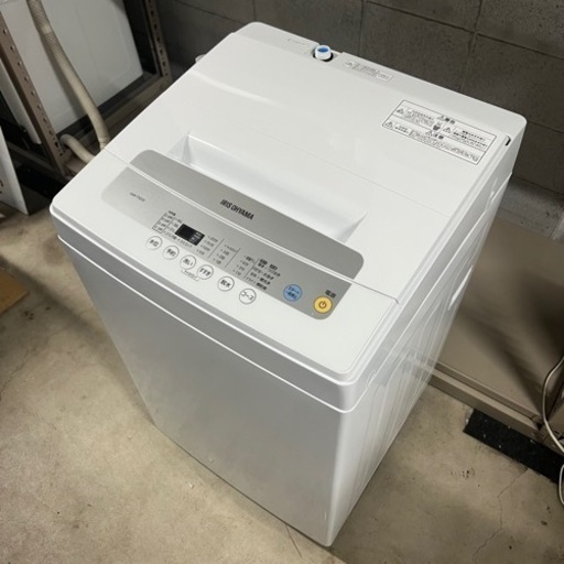 【美品】アイリスオーヤマ　洗濯機　IWA-T502E  2021年製　5kg