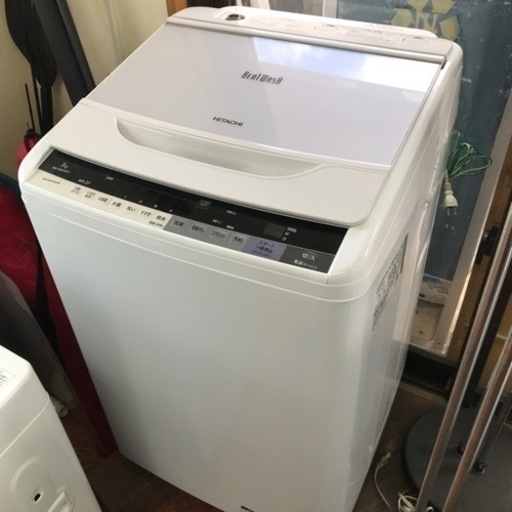 洗濯機　HITACHI インバーター　8kg 2016年製