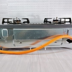 ⭕️美品‼️送料込み❗️グリル未使用✨ホース付き✨ガスコンロ✨LPガス✨