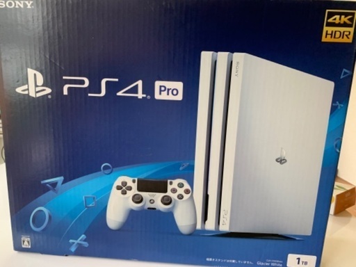 PS4 pro 1TB ホワイト新品【一度開封済み】