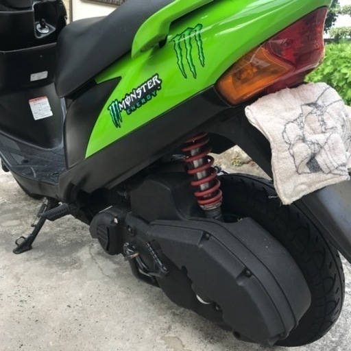 受付終了 アドレスV125G K7 自動車用塗料 PG80ライムグリーン仕様