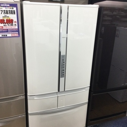 #G-25【ご来店頂ける方限定】HITACHIの6ドア冷凍冷蔵庫です