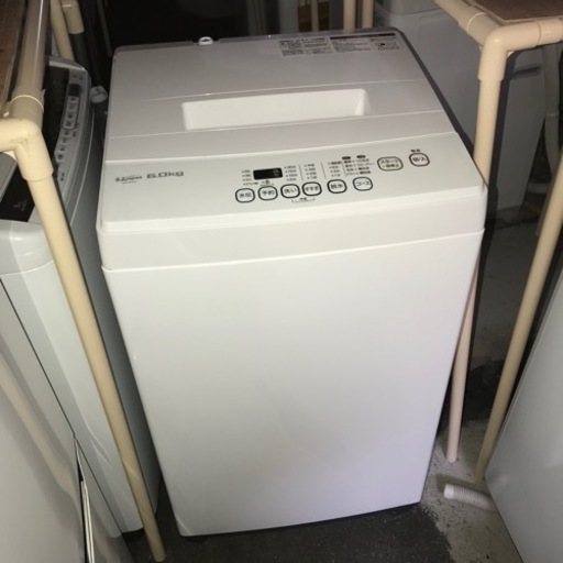 取引場所 南観音 K2207-196 エスケイジャパン 6.0kg 全自動洗濯機 SW-M60A 2020年製