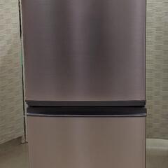 2ドアノンフロン冷凍冷蔵庫(SHARP/2019年製) シャープ、容量280Lのうち約半分が冷凍室の2ドアメガフリーザー冷蔵庫