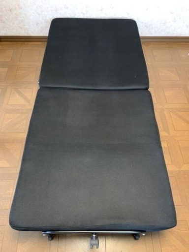 【折り畳みベッド】高反発・コンパクト・リクライニング 14段階・マットレス付き