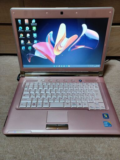 超美品ピュアピンク最新OS Win11 富士通.LIFEBOOK☆LH700/3A☆Core i3-350M/4GB/HDD320GB/マルチ/無線/カメラ/最新Office2021