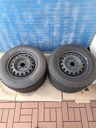 ほぼ新品のタイヤと！鉄ちんホイールセット！