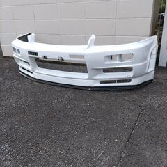 D-MAX製 スカイライン ECR33用 後期 Zチューン風 綾織カーボン