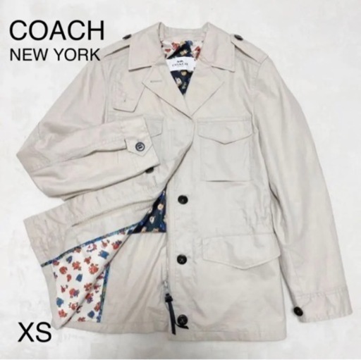 COACH　コーチ　フィールドジャケット　裏花柄