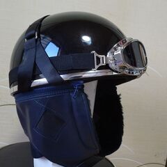 【ネット決済・配送可】半帽ヘルメットに取り付ける耳当て