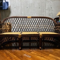 籐家具(長椅子)