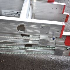 【ヤ取終了10/16】≪zy534≫『宮城 直接引取 歓迎』美品 ピカコーポレイション アルミ 3連 はしご/ハシゴ 3.95～8.71m エックス 3EX-90 高所 軽作業 40703-02