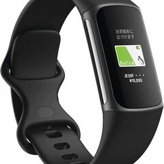 新品未使用　【Suica対応】Fitbit Charge 5 トラッカー ブラック/グラファイト [最大7日間のバッテリーライフ/GPS搭載/スマートウォッチ] 