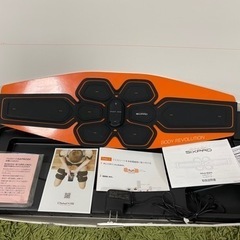 【ほぼ未使用】【美品】正規品シックスパッド SIXPAD アブズベルト ジェルシート 充電式　S/M/Lサイズ