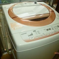 【ネット決済】「取引中です」　洗濯機　８ｋｇ　東芝