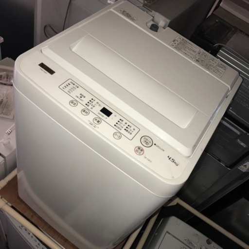 取引場所 南観音 ロ2207-203 ヤマダ 4.5kg全自動電気洗濯機 YWM-T45H1 2021年製