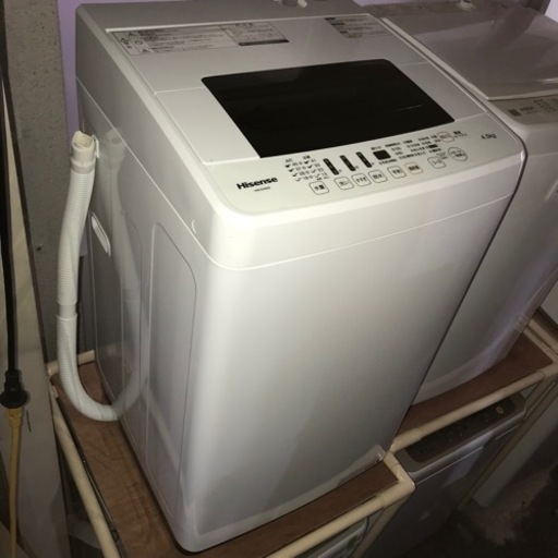取引場所 南観音 V2207-205 Hisense 4.5kg全自動電気洗濯機 HW-E4502 2019年製