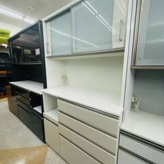 ☆ジモティ割あり☆ NITORI レンジボード ホワイト W159.5×D50×H200