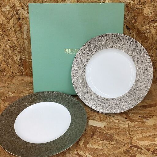 Wa181　BERNARDAUD　ベルナルド　エキュム　プレート2枚セット