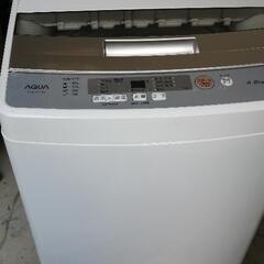 【極美品】[配達無料]全自動洗濯機　4.5kg  AQUA  A...