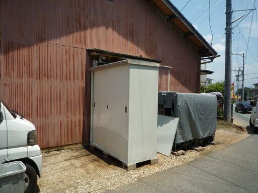 ビニトップ　中型物置　中古