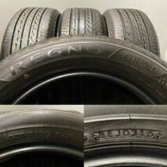 BS REGNO GR-XI 225/55R17 17インチ 夏タイヤ 4本 バリ溝 アテンザ