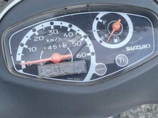 スズキ レッツ4G アラーム付き 実動車