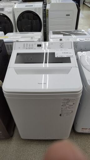 Panasonic　簡易乾燥機能付き洗濯機　2022年製　NA-FA80H9　8kg　TJ004