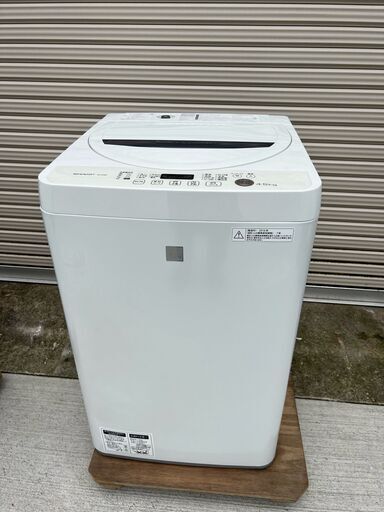 シャープ　洗濯機　ES-G4E3　2016年製　中古品
