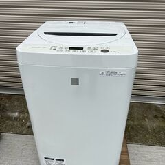 【ネット決済・配送可】シャープ　洗濯機　ES-G4E3　2016...