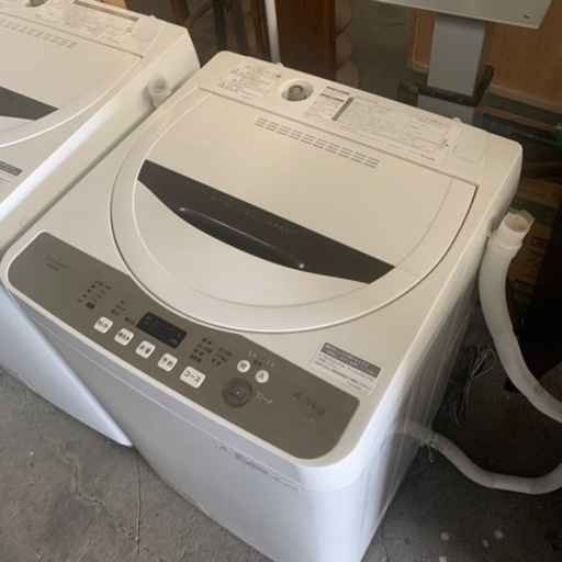 シャープ　2018年　4.5キロ　洗濯機