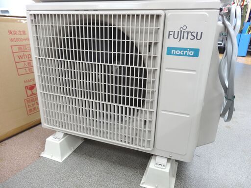 再値下げ！FUJITSU ルームエアコン ノクリア AS-R22J-W 2019年製 約6畳用 冷暖房 ホワイト リモコン付き 富士通 クーラー　西岡店 再値下げ！FUJITSU ルームエアコン ノクリア AS-R22J-W 2019年製 約6畳