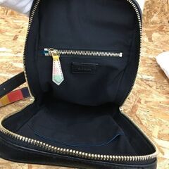 Wa184 ポールスミス ボディーバッグ レザー ブラック PSN400