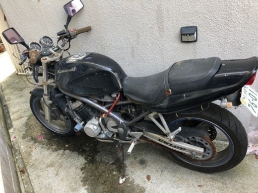 現物確認中】バリオスの不動車＋部品取り＋キャブレター予備