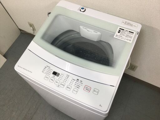（9/19受渡済）JT4585【NITORI/ニトリ 6.0㎏洗濯機】美品 2019年製 NTR60 家電 洗濯 全自動洗濯機 簡易乾燥機能付