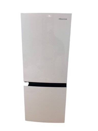 ほぼ新品 美品 ハイセンス HR-D15E 2ドア 冷凍冷蔵庫154L ホワイト