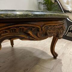 直接引取り限定！ 豪華！美しい大理石天板♪最高級センターテーブル