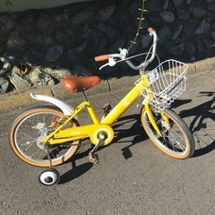補助輪付き子供用自転車