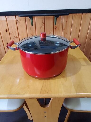 大鍋・32cm、深さ18cm(未使用品)