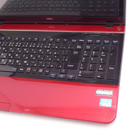 新品SSD Wi-Fi有 NEC ノートパソコン PC-LS550LS1YR 赤色 美品 新品SSD Wi-Fi有 NEC ノートパソコン PC-LS550LS1YR 赤色 美品